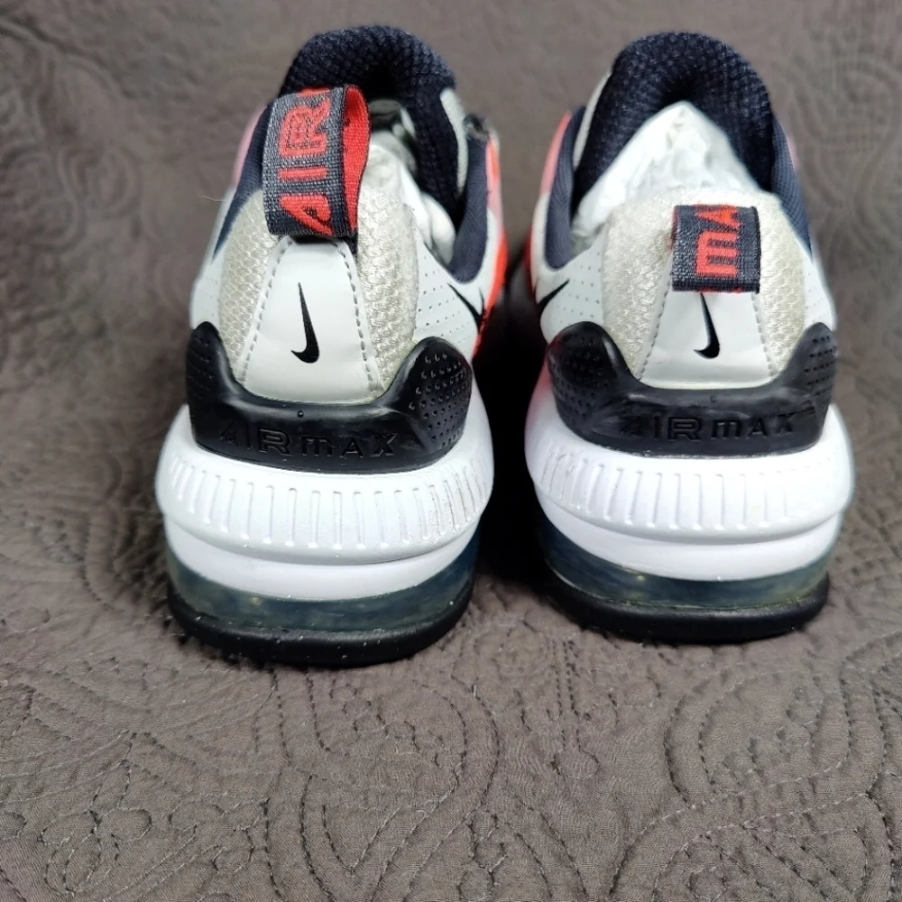 Nike Air Max Genome Light Grey/Orange Running Shoes Youth Size 6.5Y